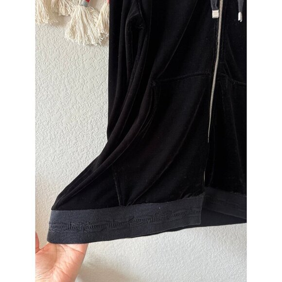 Coogie Black Velour Zip Up Jacket Tracksuit Sporty 3D Knit Multicolor Casual 3XL - Picture 8 of 10